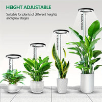 Adjustable LED Grow Light, USB Powered Plant Light with Auto On/Off Timer, Height Adjustable LED Grow Light for Indoor Plants, Garden Supplies