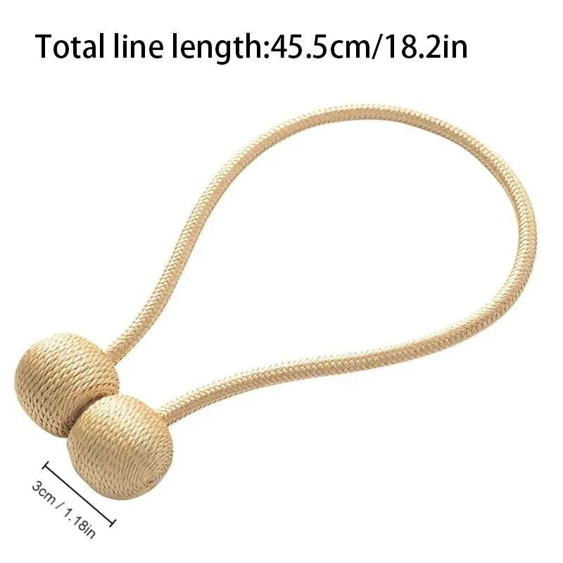 1 Piece Simple Magnetic Curtain Tieback, Window Curtain Holder for Home Decoration