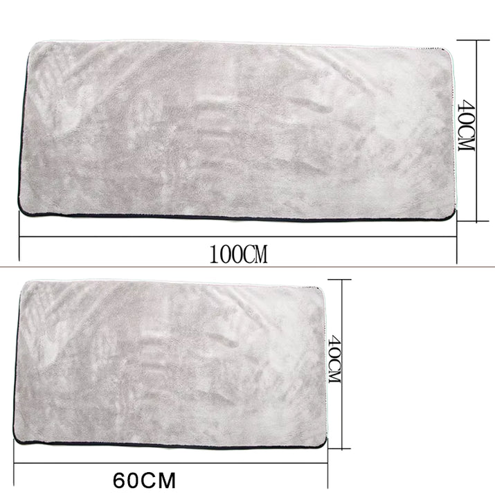 Microfiber Towel Car Wash Accessories 100X40Cm Super Absorbency Car Cleaning Cloth Premium Microfiber Auto Towel One-Time Drying