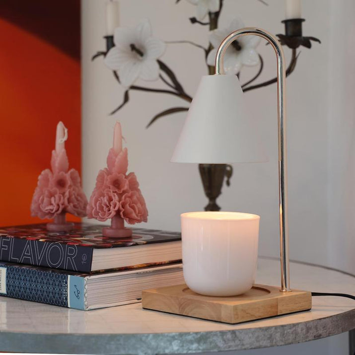 Priville Home Candle Warmer Lamp with Adjustable Brightness & Timer | Aromatherapy Wax Melter for Scented Candles