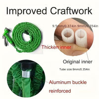 Expandable Garden Hose, High-Pressure Nozzle Hose, Multipurpose Universal Head Hose, Lightweight Portable Hose for Patio, Lawn, Car Washing, Pet Bathing