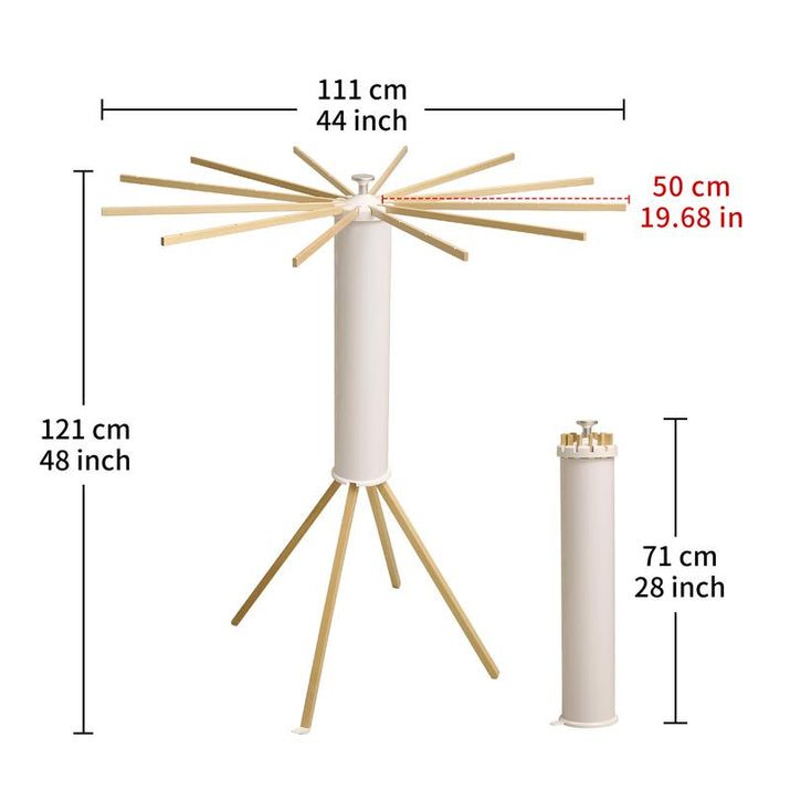 Revolutionary Portable & Foldable Four-Legged Clothes Drying Rack - Space-Saving Solution for Effortless Laundry Care