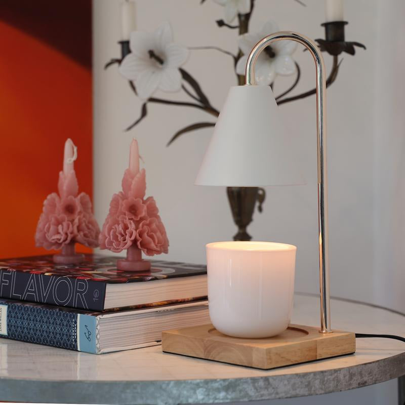 Priville Home Candle Warmer Lamp with Adjustable Brightness & Timer | Aromatherapy Wax Melter for Scented Candles