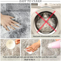 Faux Fur Shag Rug Available Carpet for Living Room and Bedroom, Fluffy Area Rug