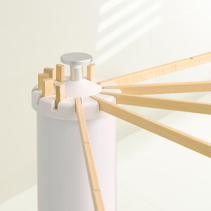 Revolutionary Portable & Foldable Four-Legged Clothes Drying Rack - Space-Saving Solution for Effortless Laundry Care