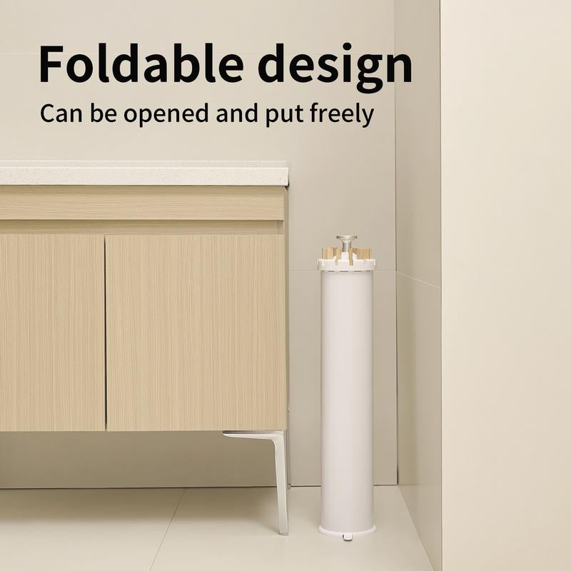 Revolutionary Portable & Foldable Four-Legged Clothes Drying Rack - Space-Saving Solution for Effortless Laundry Care