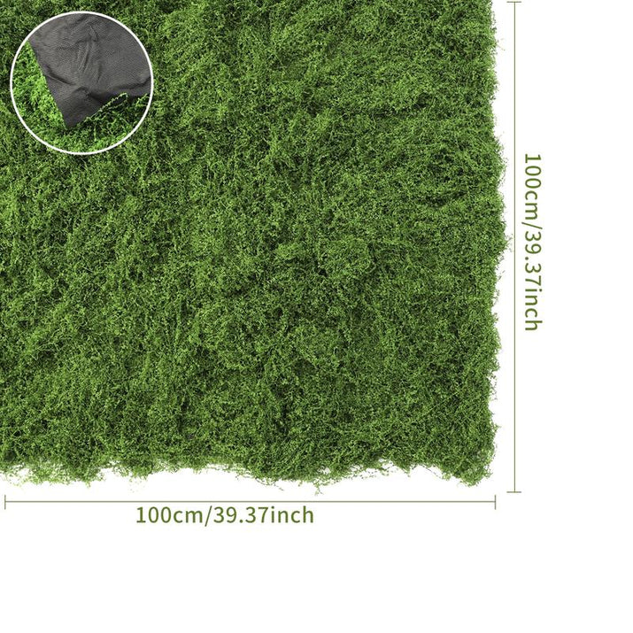 Transform Your Space with Our Lifelike 39.37In Artificial Moss Mat – Perfect for Indoor Wall and Table Decor, Sustainable Nylon Material for Christmas and Beyond!