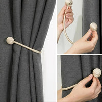 1 Piece Simple Magnetic Curtain Tieback, Window Curtain Holder for Home Decoration