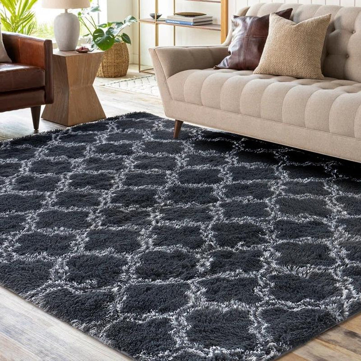 Faux Fur Shag Rug Available Carpet for Living Room and Bedroom, Fluffy Area Rug